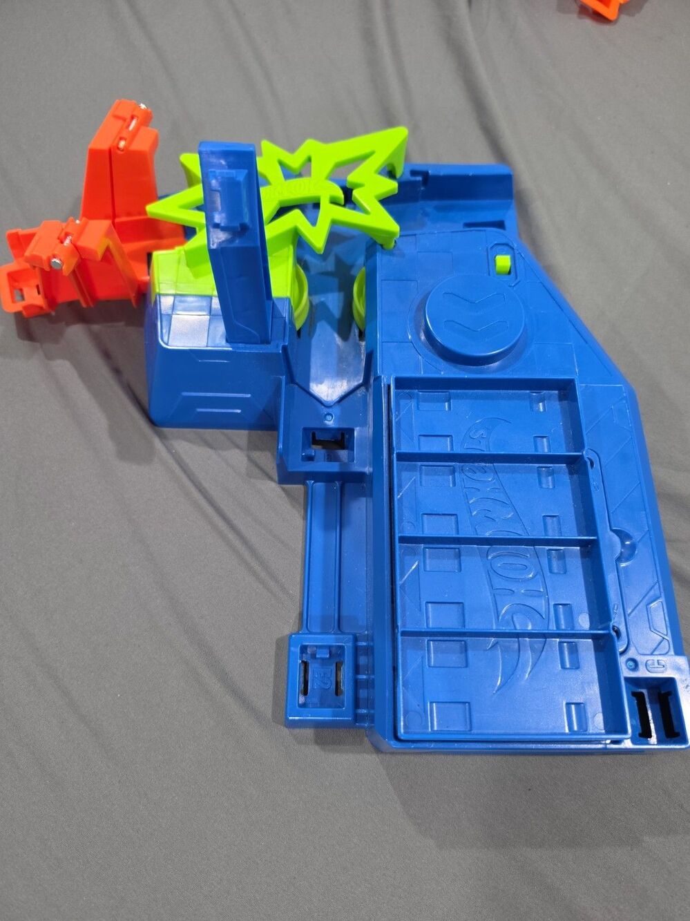 Booster Hot Wheels Toy Car Track Set-  (Incomplete Track) But Booster Worksgreat